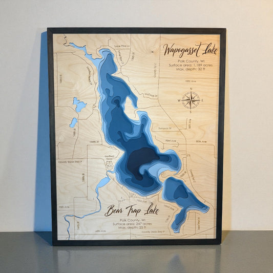 Bear Trap & Wapogasset Lake